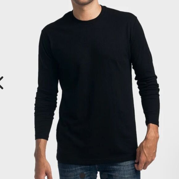 3 True Classics Long Sleeve Tee Crew Neck Size Medium New - Picture 2 of 9